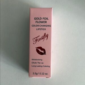 Gold Color Changing Lipstick with Foil Finish New in box